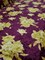 1 Yard Merlot Solar Gold Crushed Velvet Floral Stretch Fabric for Costumes Drapes Apparel 60 Inch Width